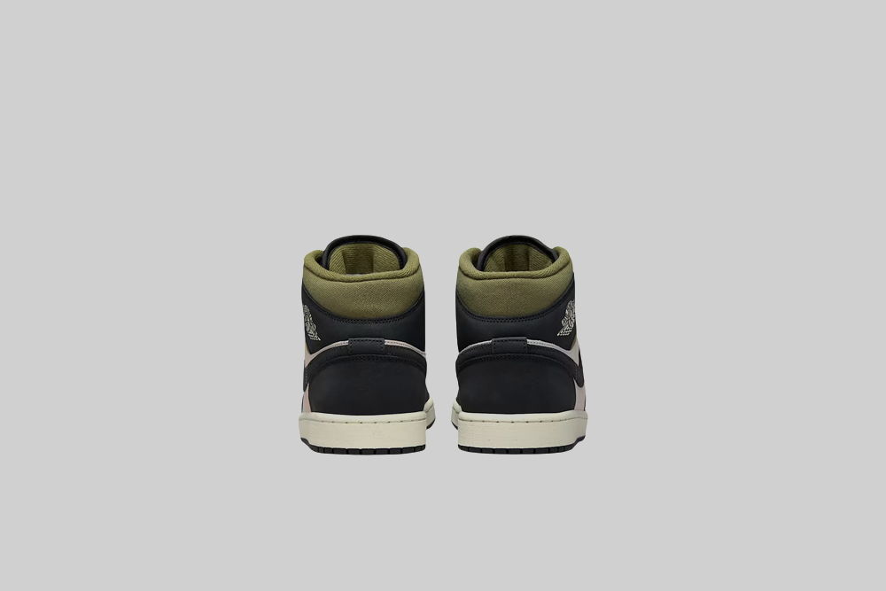 Air Jordan 1 Mid SE 'Medium Olive' - HV4091-102