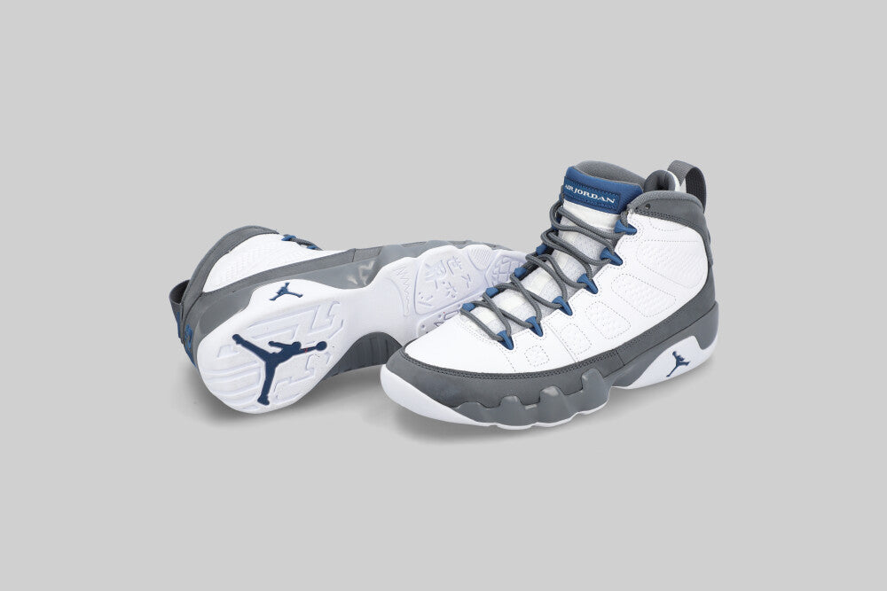 Air Jordan 9 'Flint Grey and French Blue' - HV4794-100 - Lust México