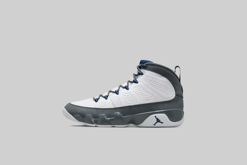 Air Jordan 9 'Flint Grey and French Blue' - HV4794-100