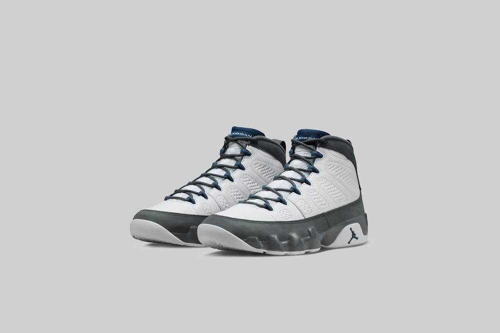 Air Jordan 9 'Flint Grey and French Blue' - HV4794-100