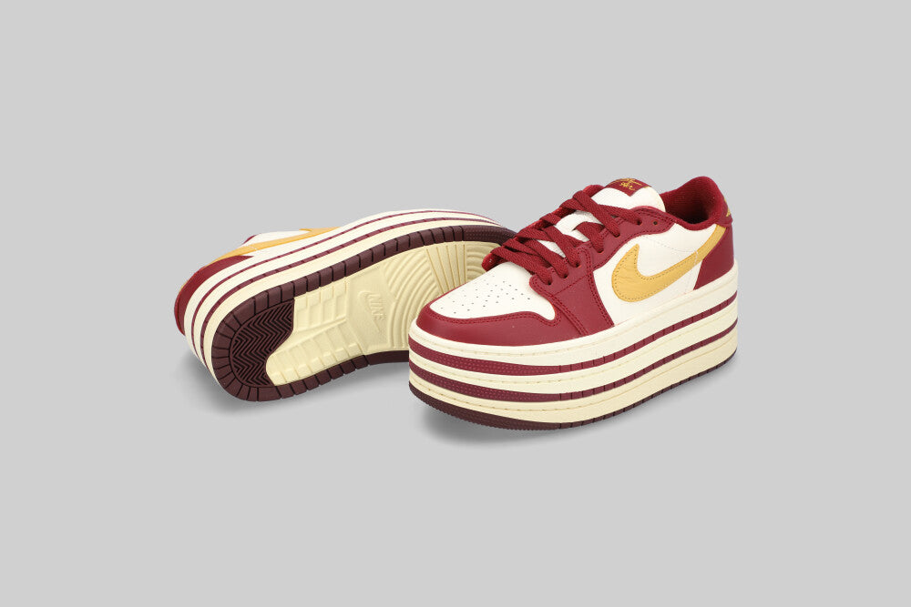 Women's Air Jordan 1 Triple Stack 'Team Red Pale Ivory' - HV8288-600 - Lust México