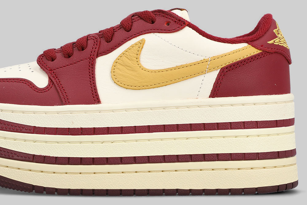 Women's Air Jordan 1 Triple Stack 'Team Red Pale Ivory' - HV8288-600 - Lust México