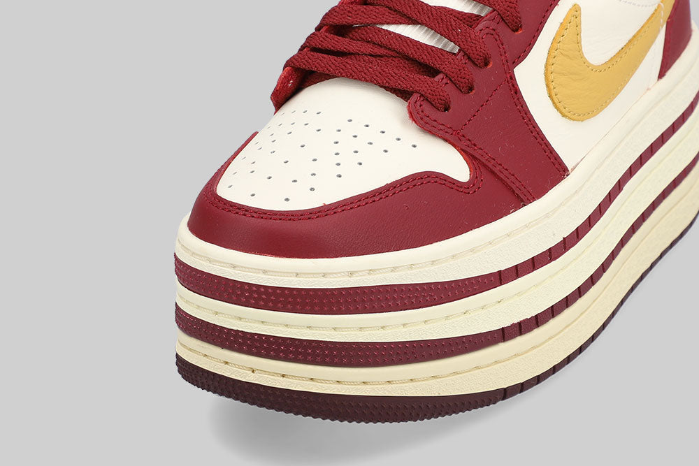 Women's Air Jordan 1 Triple Stack 'Team Red Pale Ivory' - HV8288-600