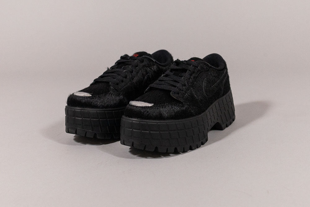 Women's Air Jordan 1 Low Brooklyn 'Black and Gym Red' - [sku] - Lust México