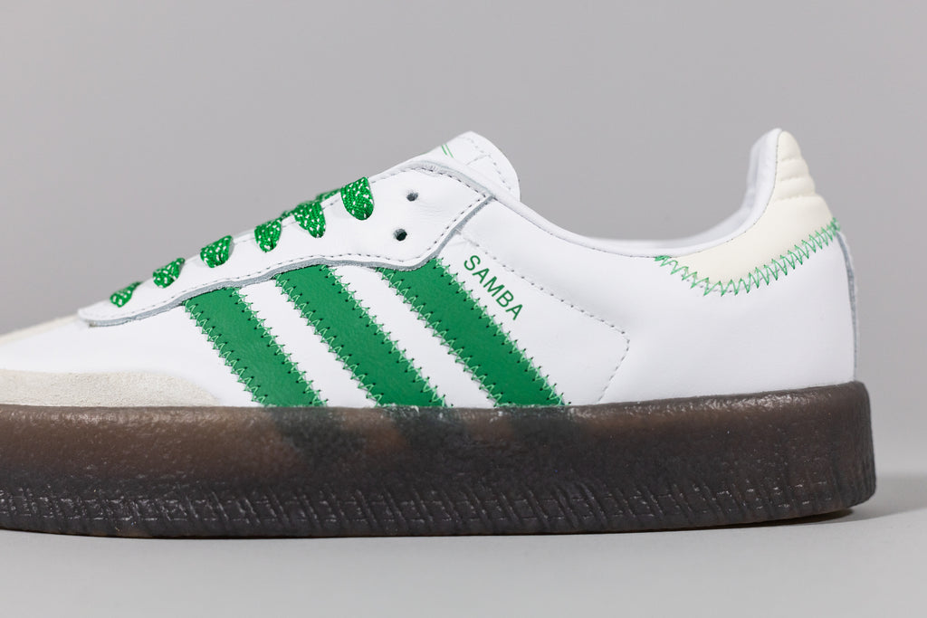 Women's adidas Sambae 'Cloud White and Green' - [sku] - Lust México