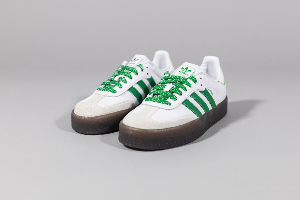 Women's adidas Sambae 'Cloud White and Green' - [sku] - Lust México