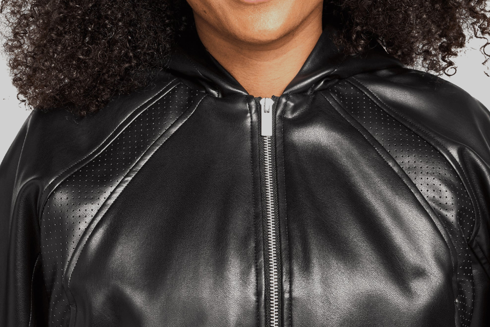 Women's Jordan Flight Fauz Leather Jacket - IF0947-010 - Lust México