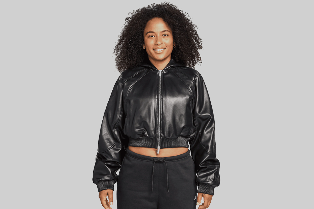 Women's Jordan Flight Fauz Leather Jacket - IF0947-010 - Lust México