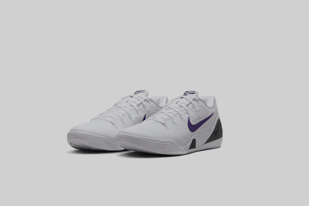 Nike Kobe IX Elite Low EM Protro 'White and Court Purple' - IH1401-100