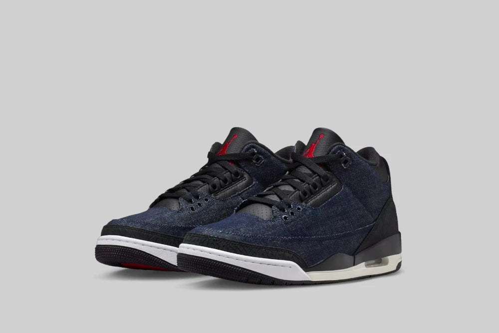 Air Jordan 3 x Levi's® 'Indigo and Gym Red' - IH7959-400 - Lust México