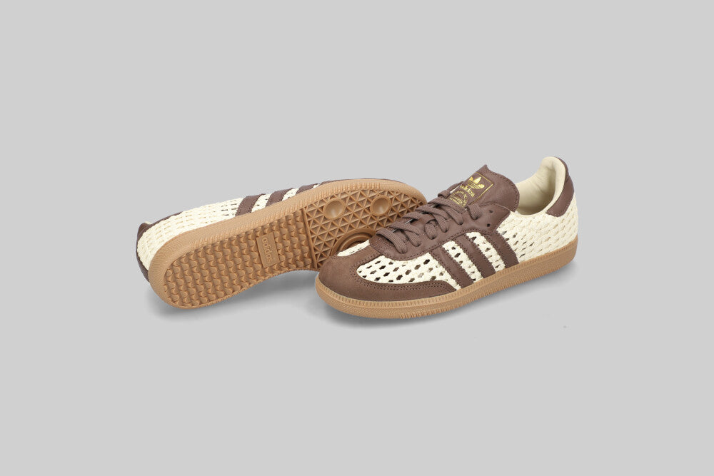 Women's adidas Samba OG Basketweave 'Cream White' - IH9373 - Lust México