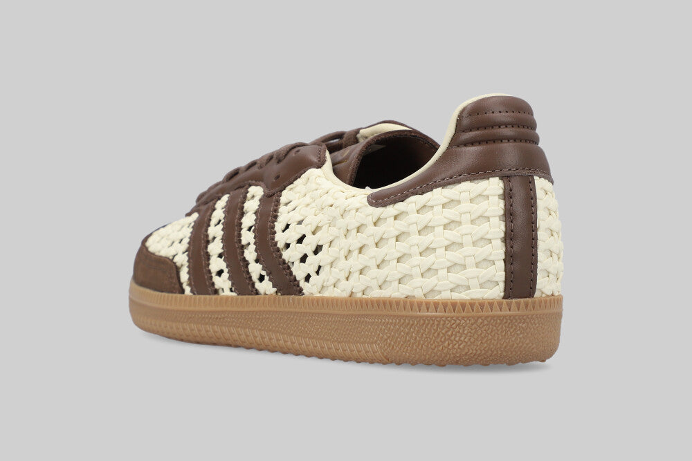 Women's adidas Samba OG Basketweave 'Cream White' - IH9373 - Lust México