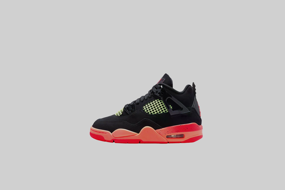 Air Jordan 4 Retro (GS) "Infrared 23" 'Black' - II1271-001 - Lust México