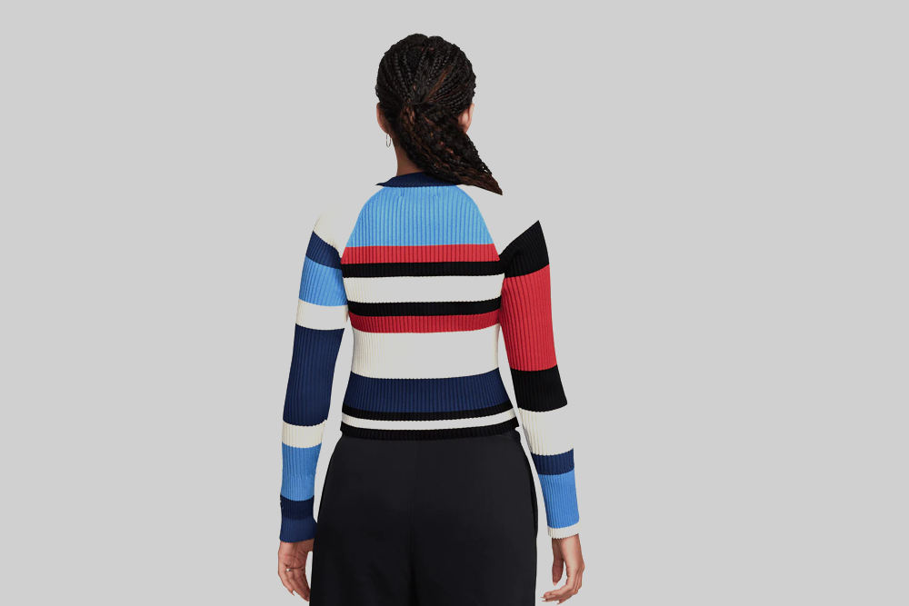 Women's Jordan Flight LS Striped Sweater - II7142-412 - Lust México