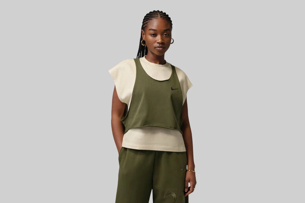 Women's Jordan x Teyana Taylor Short-Sleeve Tee - IM6357-133 - Lust México