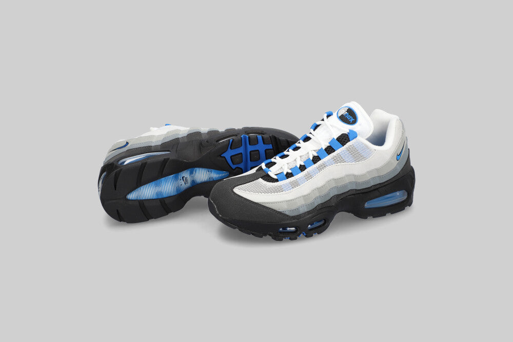 Nike Air Max 95 'Cool Grey and Blue Spark'