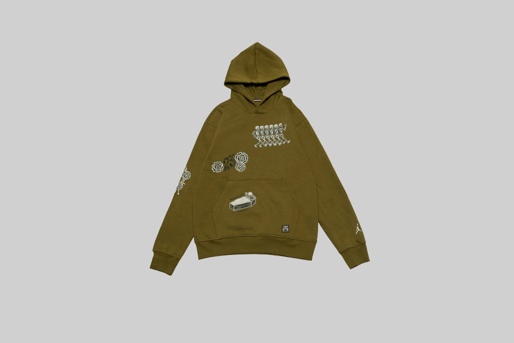 Jordan Brooklyn Fleece Pullover Hoodie 'Pacific Moss' - IM8209-307