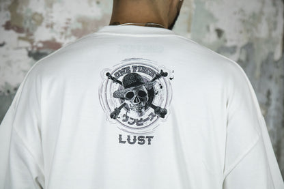 ONE PIECE X LUST BRAND HMN LUFFY TEE CREAM (6958967095362)