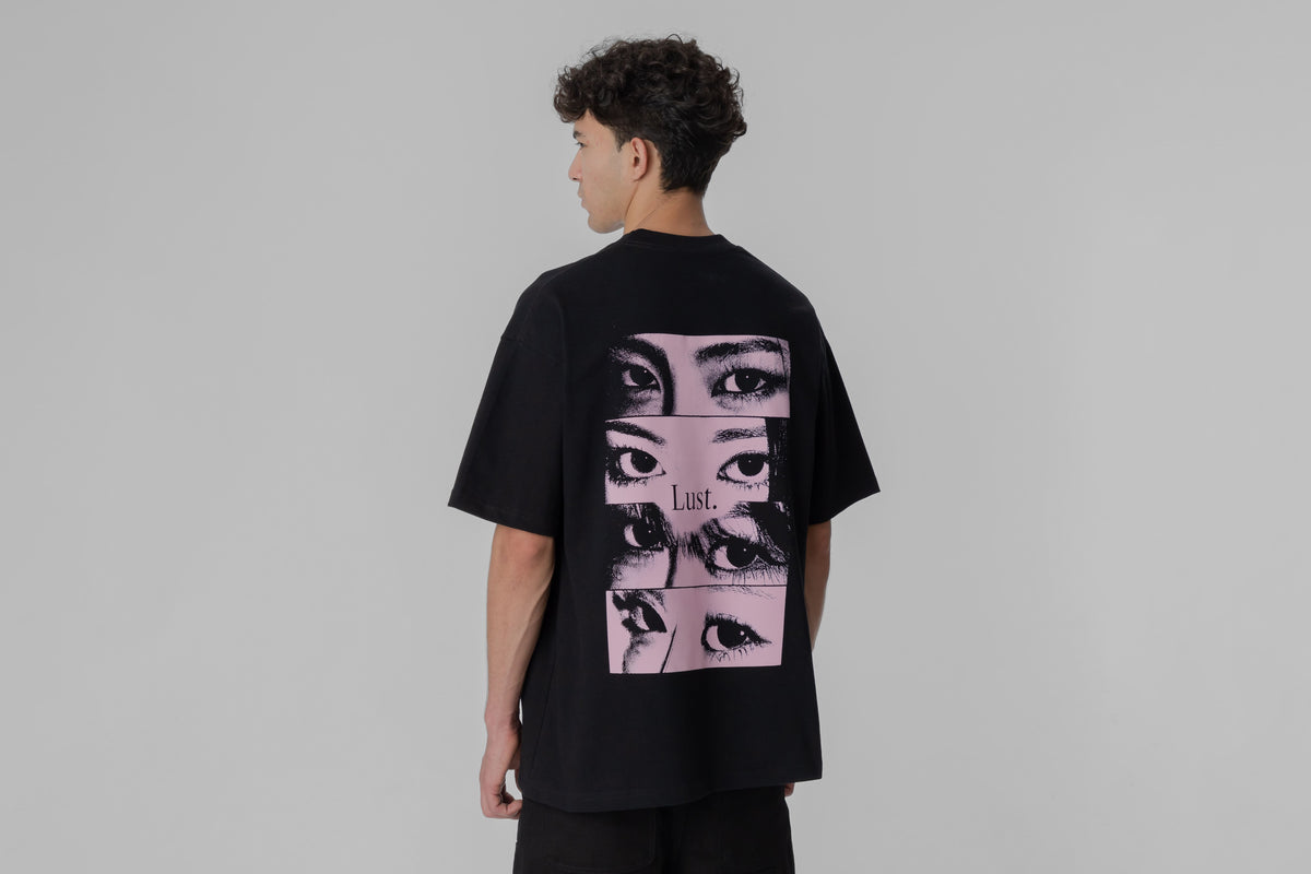 Lust Brand All Eyes Tee - LB26TEEALEY-BLK