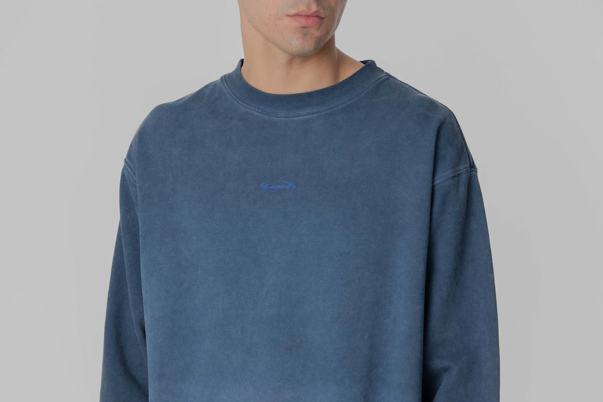 Lust Brand 26 Pigment Crewneck - LB26CRWAPIG-BLU