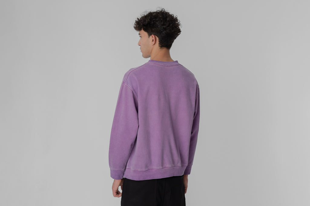 Lust Brand 26 Pigment Crewneck - LB26CRWMPIG-PUR
