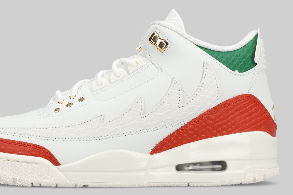 Air Jordan 3 Retro "El Vuelo" 'Summit White and Pine Green' FTW - SNEAKERS - MEN - ADULT - QS - FA - 25 en Lust México