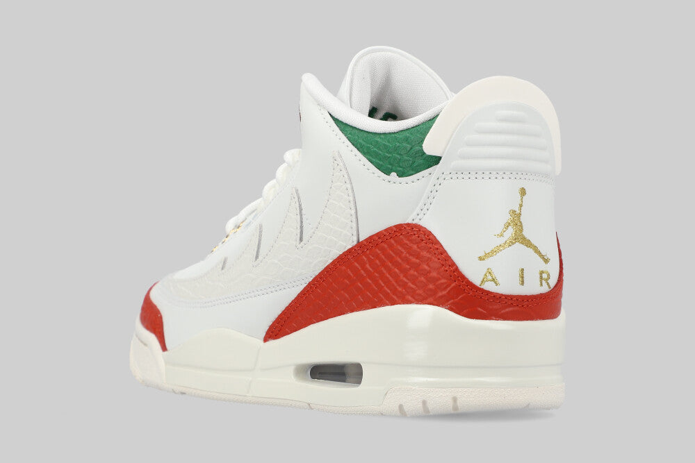 Air Jordan 3 Retro "El Vuelo" 'Summit White and Pine Green' FTW - SNEAKERS - MEN - ADULT - QS - FA - 25 en Lust México