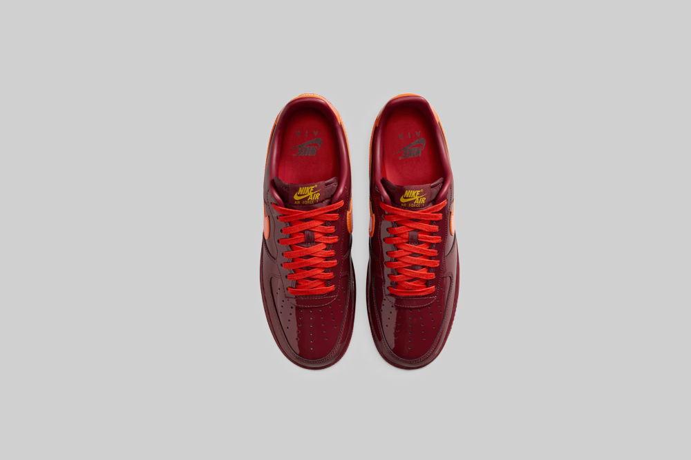 Nike Air Force 1 Low 'Dark Team Red and Safety Orange' - IO4489-601 - Lust México