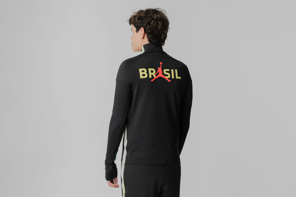 Jordan Brasil Strike Soccer Knit Drill Top - IQ3293-010 - Lust México