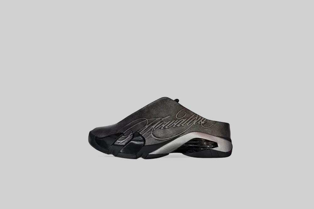 Mowalola x Air Jordan 14 Retro Mule 'Black' - IR0908-001 - Lust México