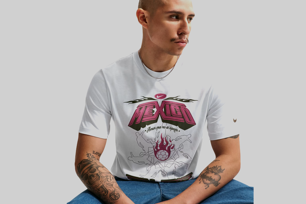 Nike Football Mexico 26 Tee - IR6913-101 - Lust México