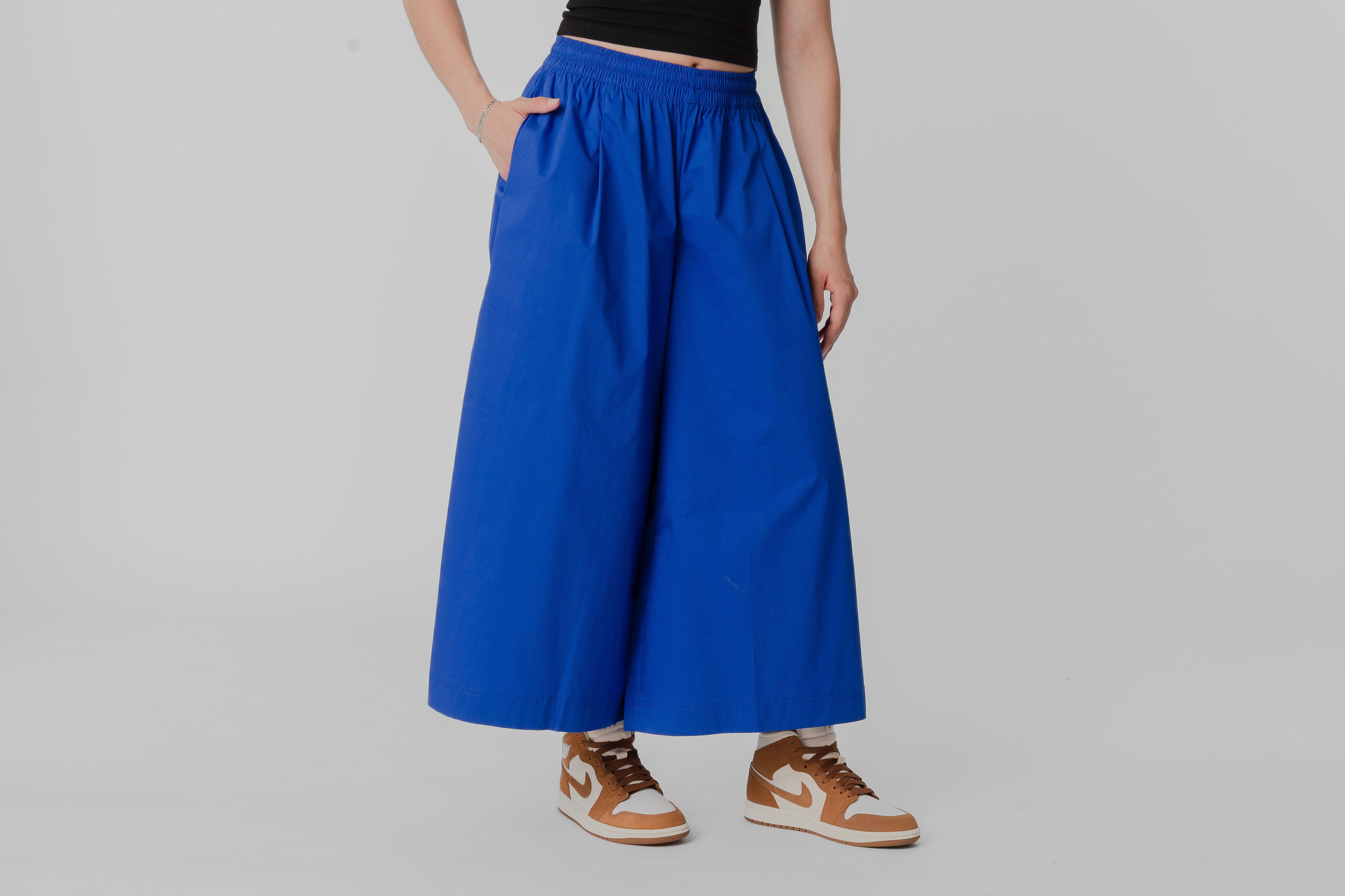 Women's Nike Poplin Culotte Knit - IV4982-417 - Lust México