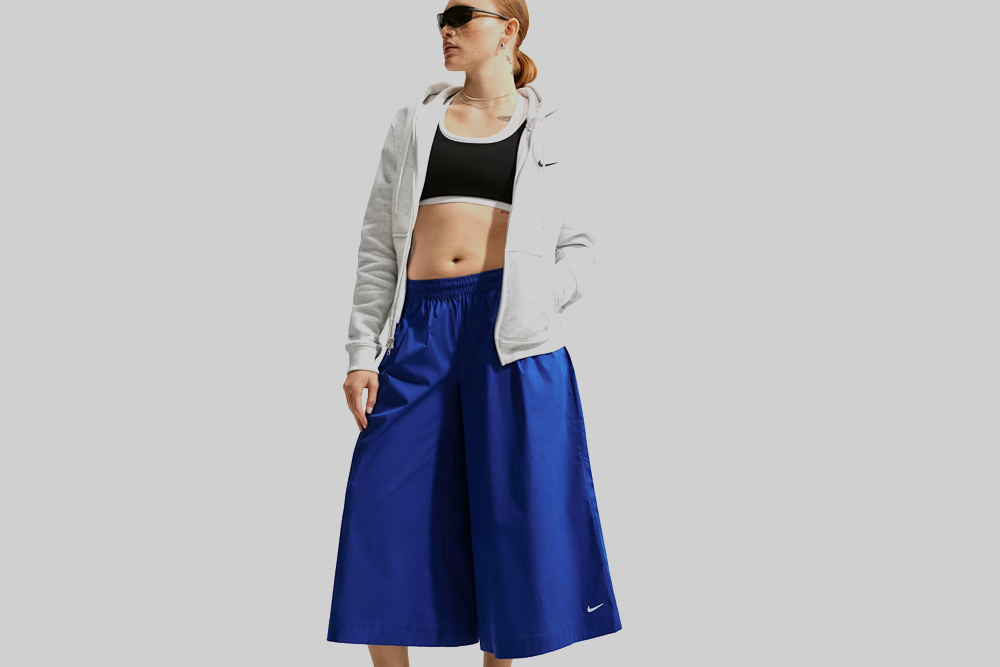 Women's Nike Poplin Culotte Knit - IV4982-417 - Lust México