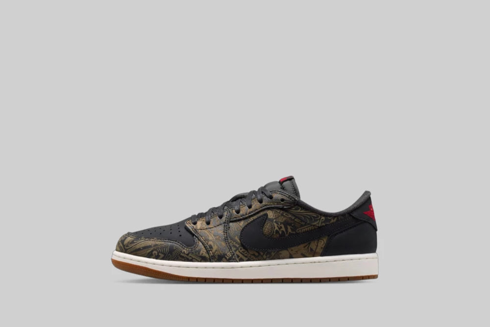 Air Jordan 1 Low OG "Laser" 'Black and Varsity Red' - IV6750-001 - Lust México