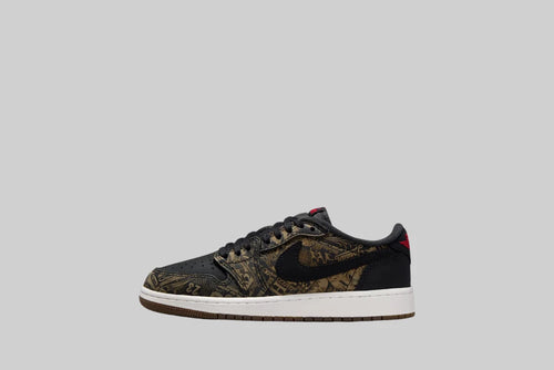 Air Jordan 1 Retro Low OG "Laser" 'Black and Varsity Red' (GS) - IV7010-001 - Lust México