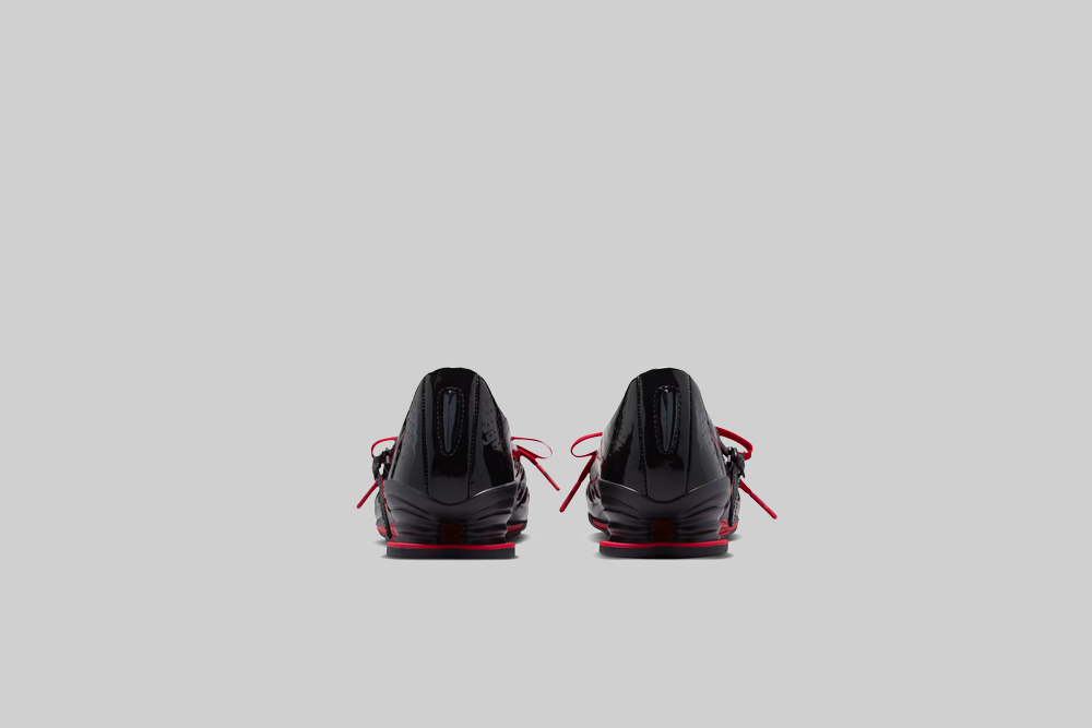 Women's Nike Shox Z Calistra x LABELHOOD 'Black and University Red' - IW7881-001 - Lust México