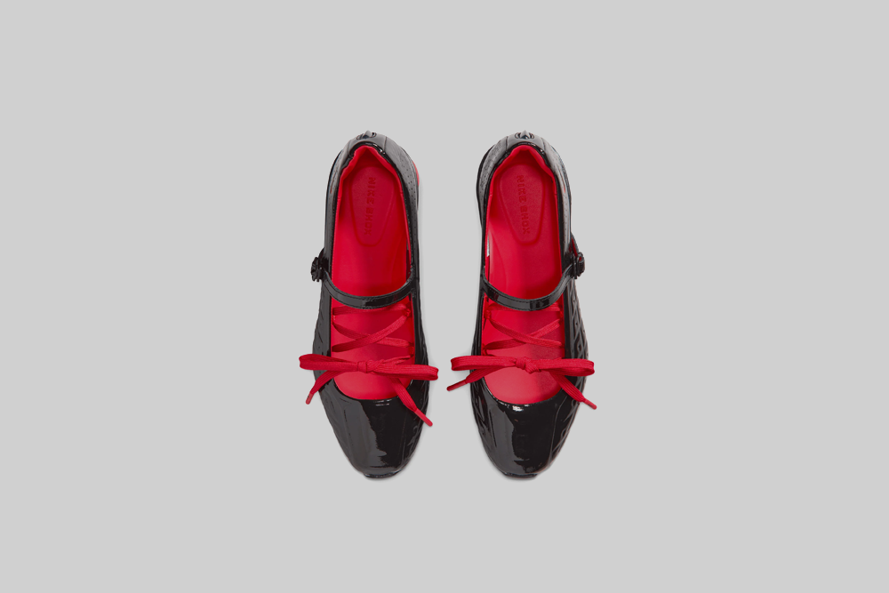 Women's Nike Shox Z Calistra x LABELHOOD 'Black and University Red' - IW7881-001 - Lust México