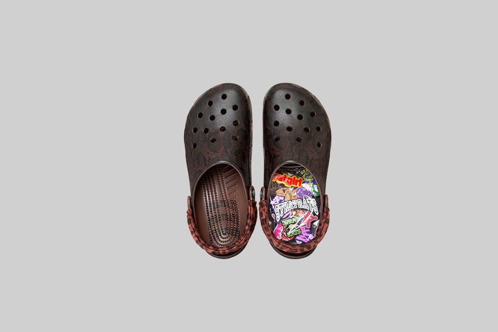 StrayRats X Crocs Classic Clog 'Coffee'
