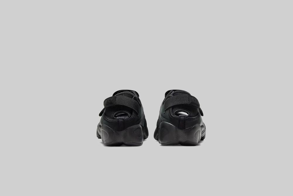 Women's Nike Air Rift Leather 'Metallic Silver and Black'