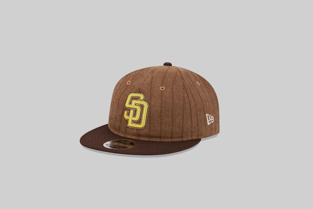 New Era San Diego Padres MLB Wool Pinstripe 9Fifty Retro Crown Strapback Cap - 60763752 ACC - ACC - UNISEX - ADULT - INLINE - FA - 25 en Lust México