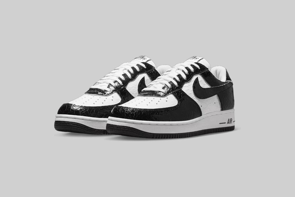 Nike Air Force 1 Low Cracked Leather 'Black & White' - JA0248-300 - Lust México