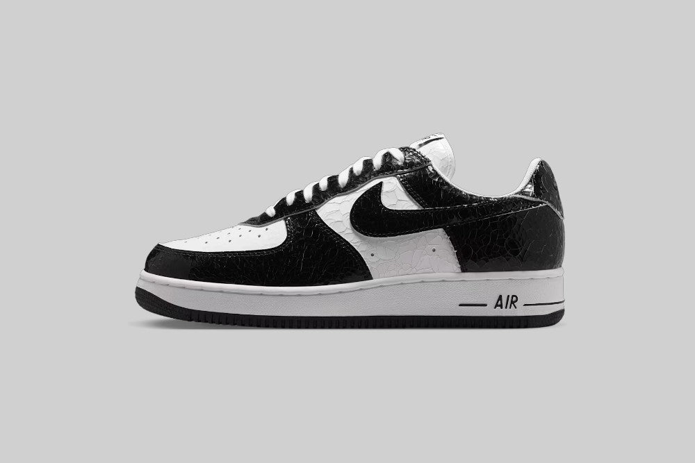 Nike Air Force 1 Low Cracked Leather 'Black & White' - JA0248-300 - Lust México