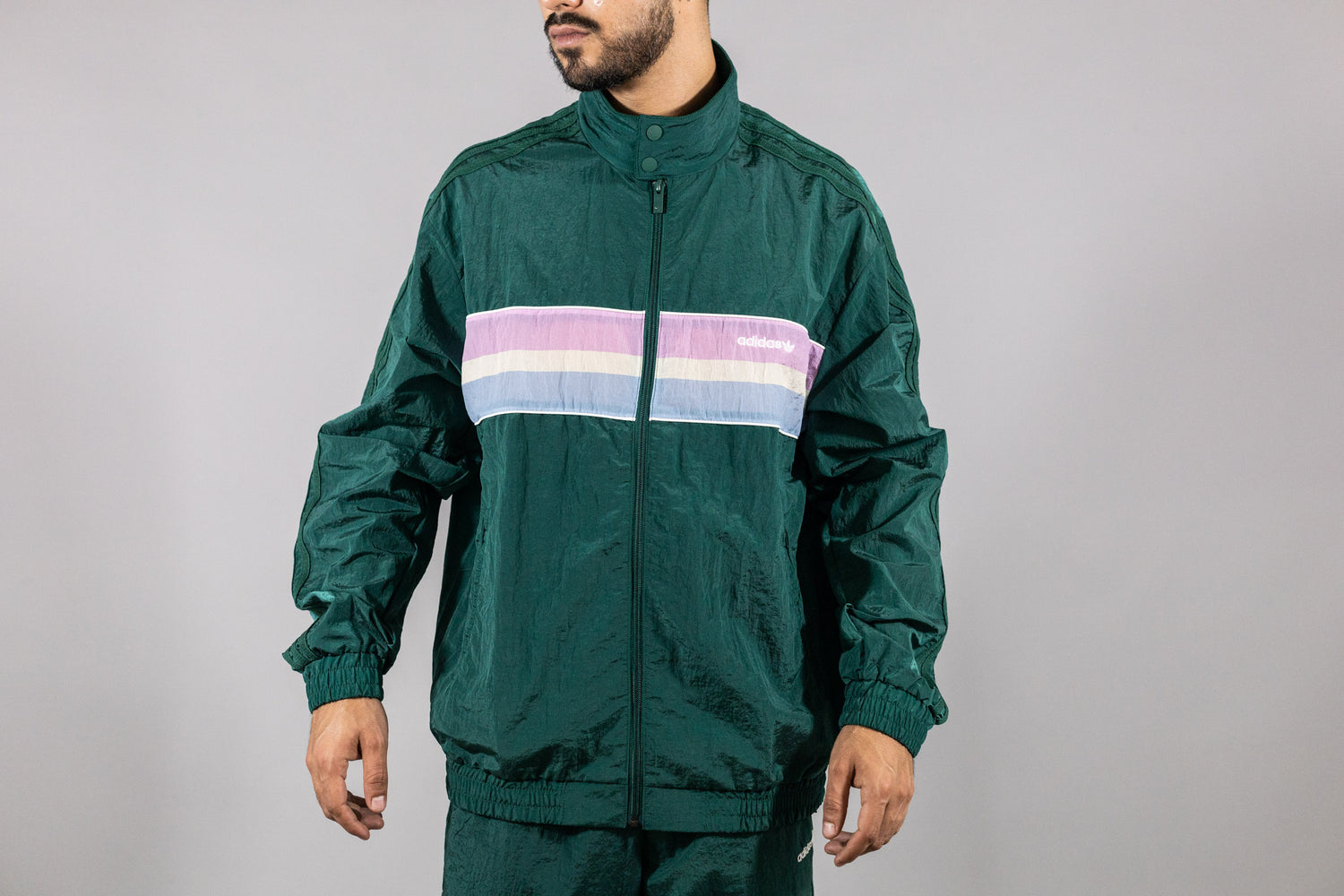 adidas 80s Nylon Archive 3-Stripes Track Top