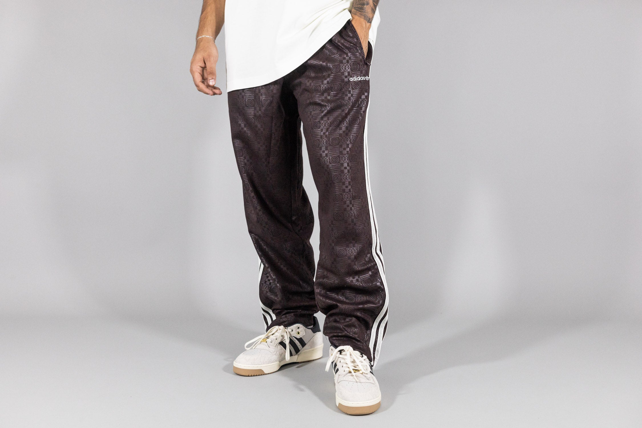 adidas 80s Premium Embossed 3 Stripes Track Pants Lust Mexico