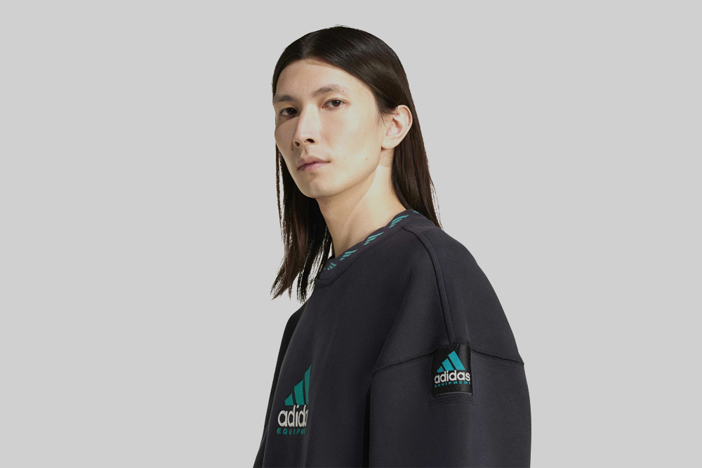 adidas EQT Washed Crewneck Sweatshirt