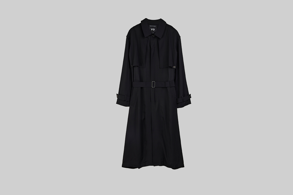adidas Y-3 Rayon Twill Coat 'Black' - [sku] - Lust México