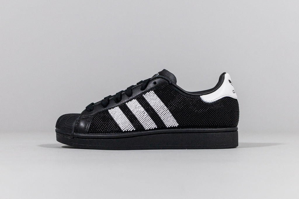 Women's adidas Superstar II Beaded 'Black' - [sku] - Lust México