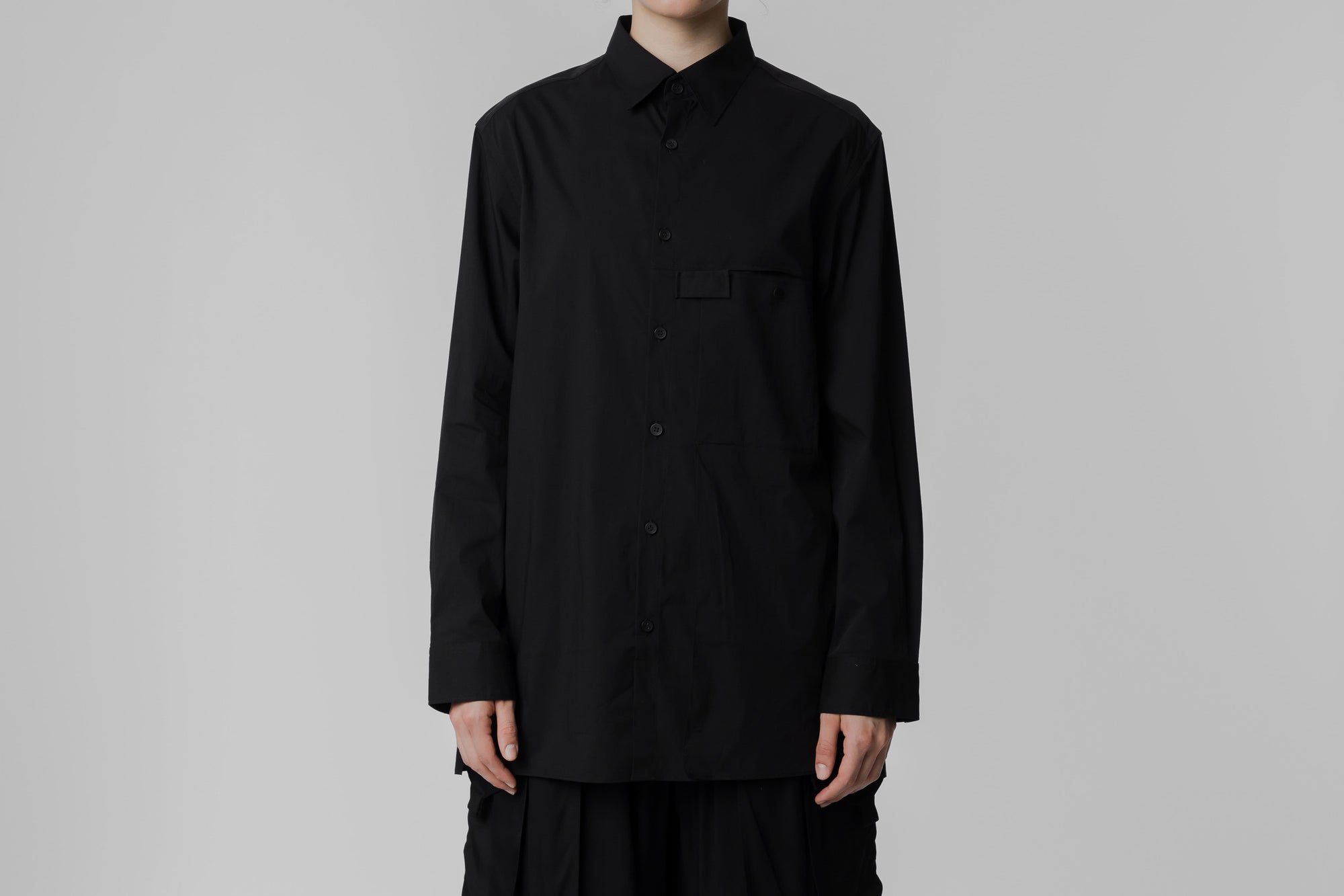 adidas Y-3 Pleated Pocket Shirt 'Black' - [sku] - Lust México