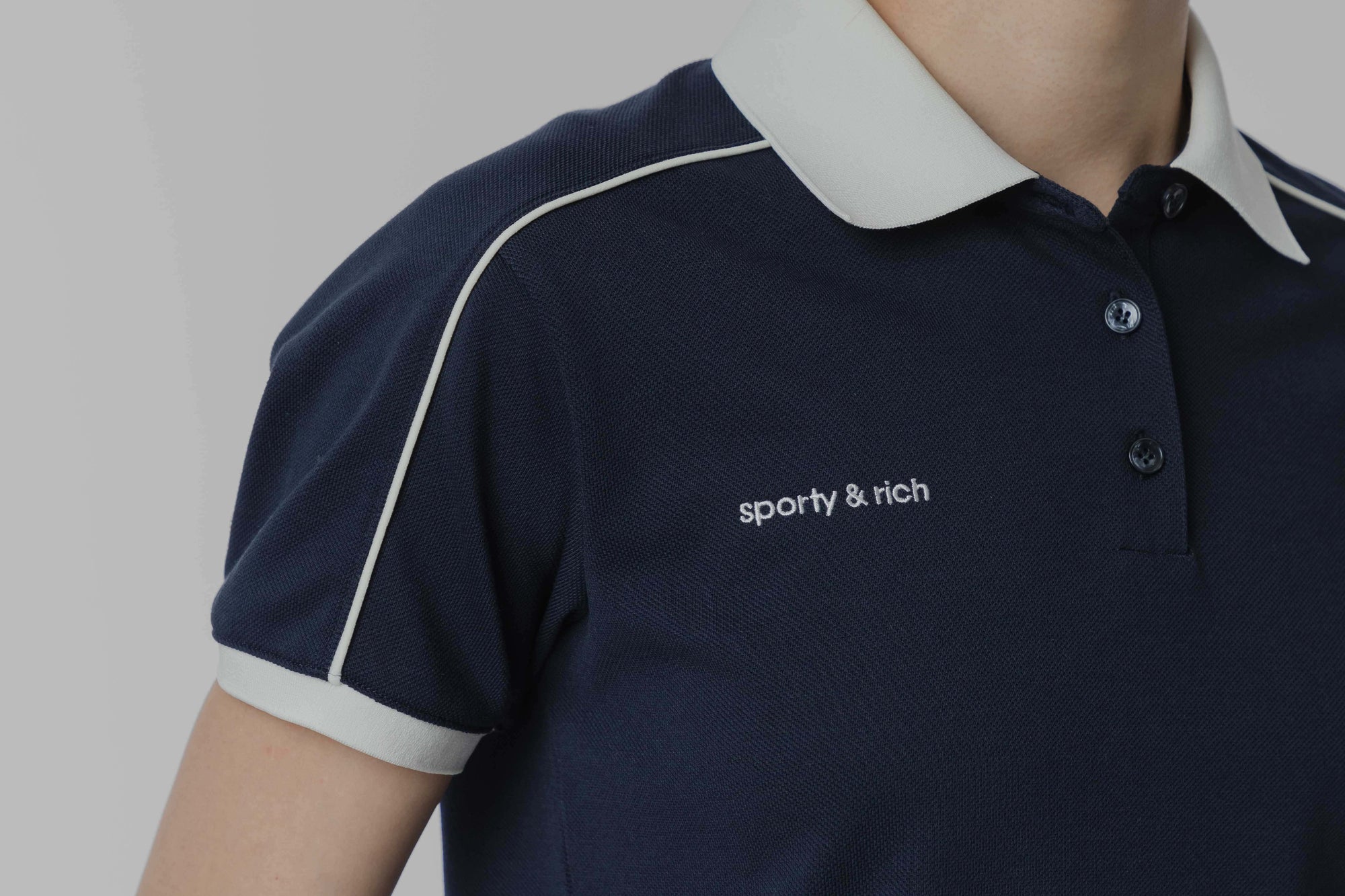 adidas x Sporty & Rich Polo Tee