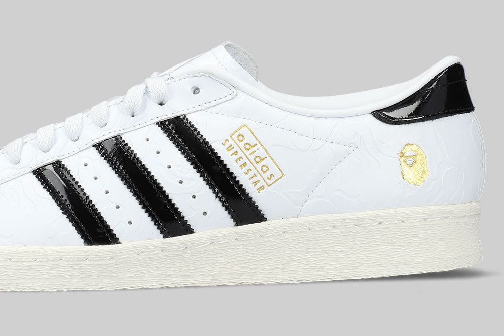 adidas x BAPE Superstar Vintage 'Cloud White' - [sku] - Lust México